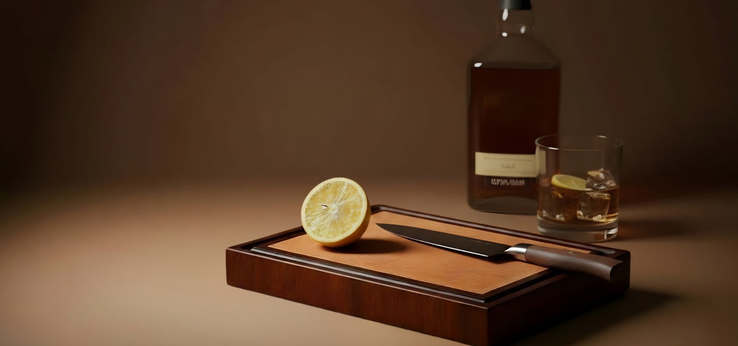 immagine desktop tagliere artigianale in legno controfibra